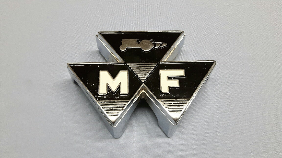 Emblem vorne MF 135 - 3 Zack - Metall