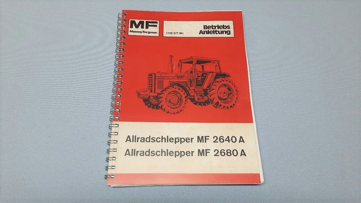 Betriebsanleitung MF 2640 - 2680