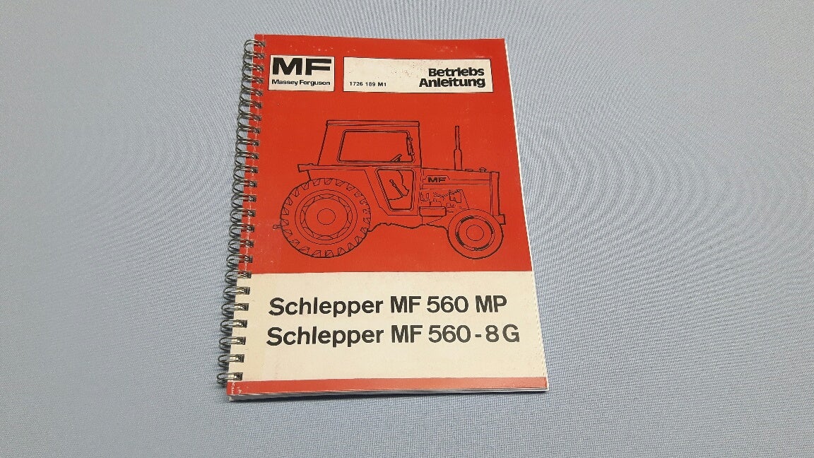 Betriebsanleitung MF 560