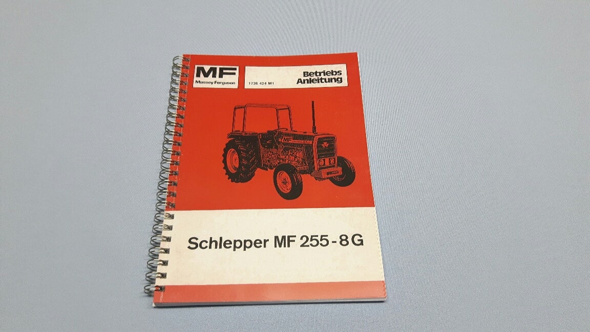 Betriebsanleitung MF 255